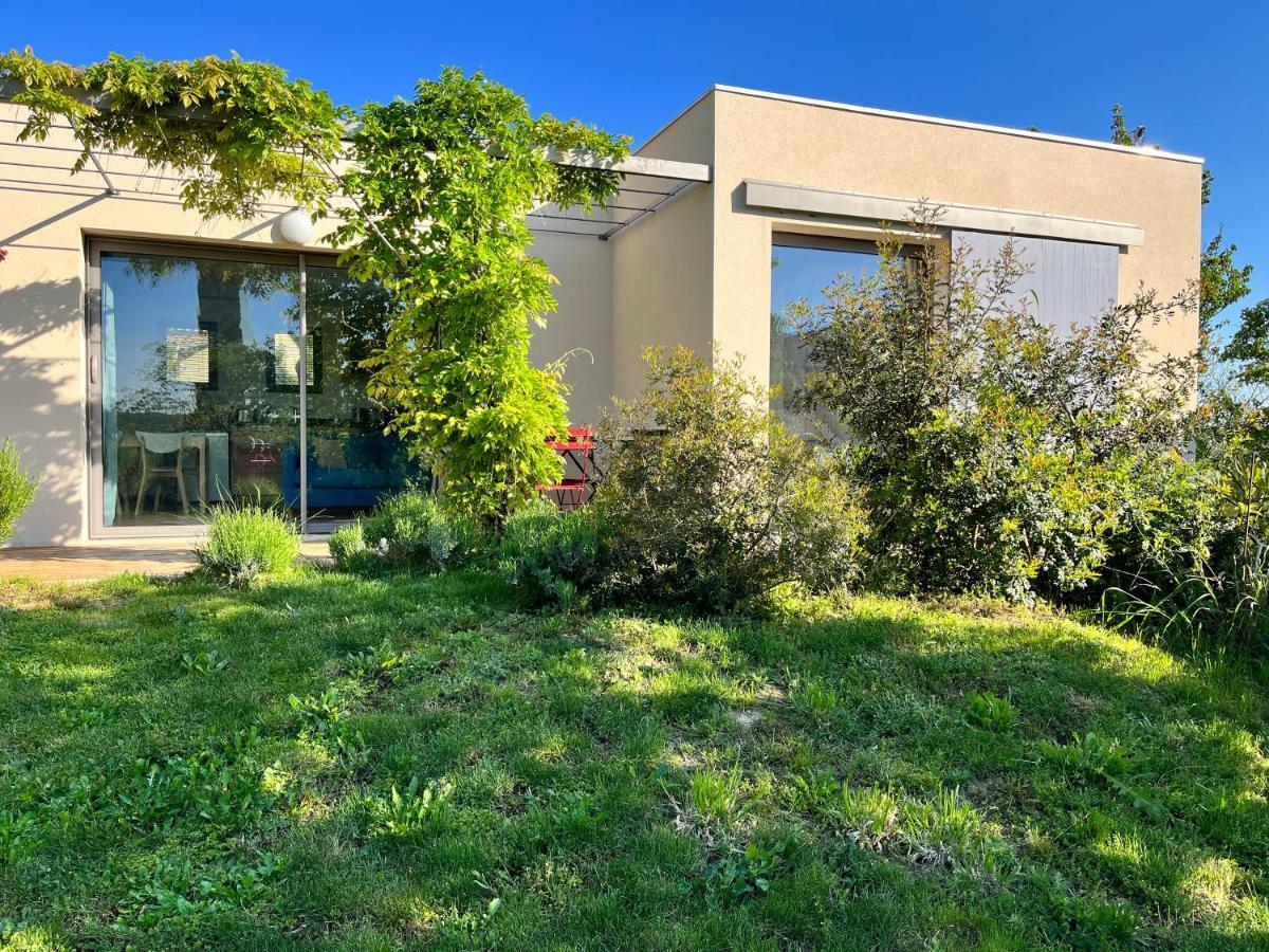 Le Cube Des Garrigues Villa Vallérargues Dış mekan fotoğraf